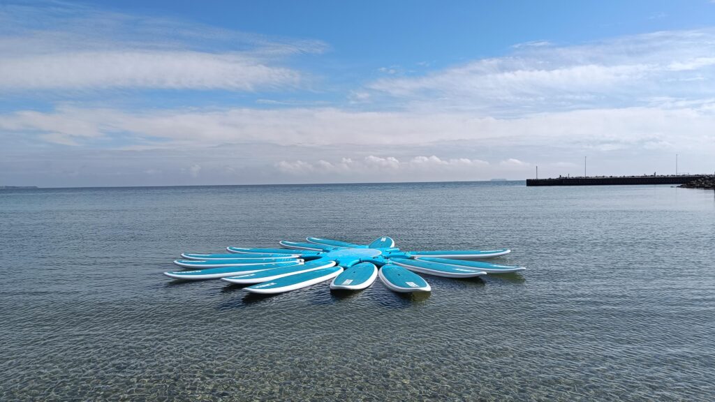 yoga på paddleboard samsø