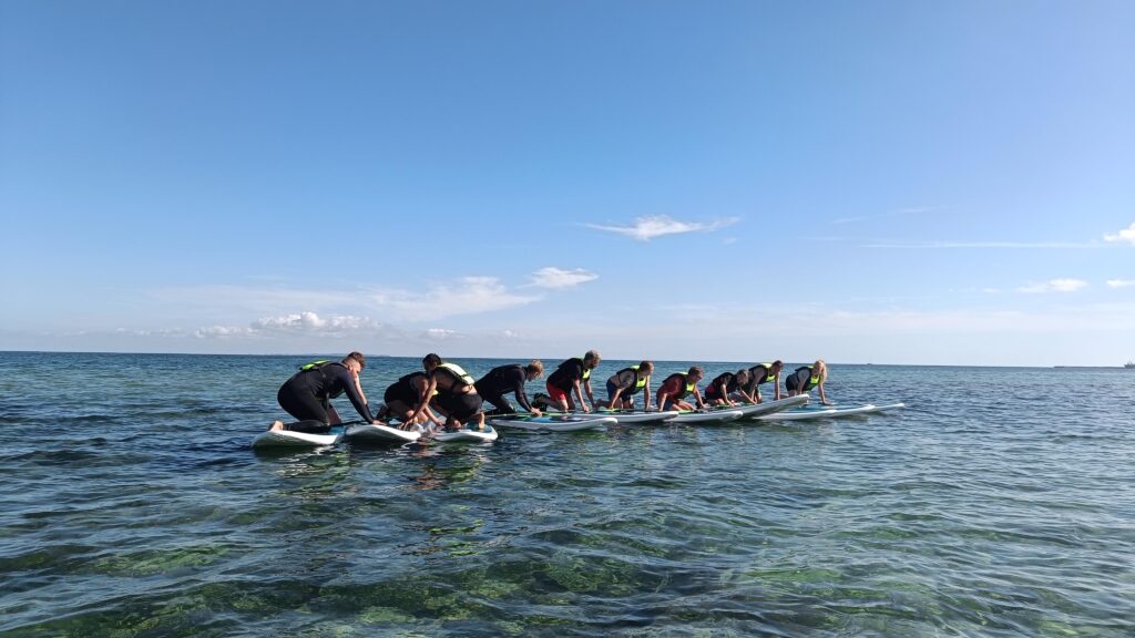 samsø teambuilding paddleboard